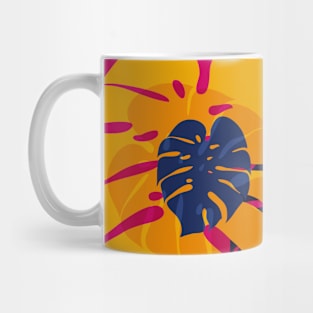 Aloha Flowers Pop Art Mug